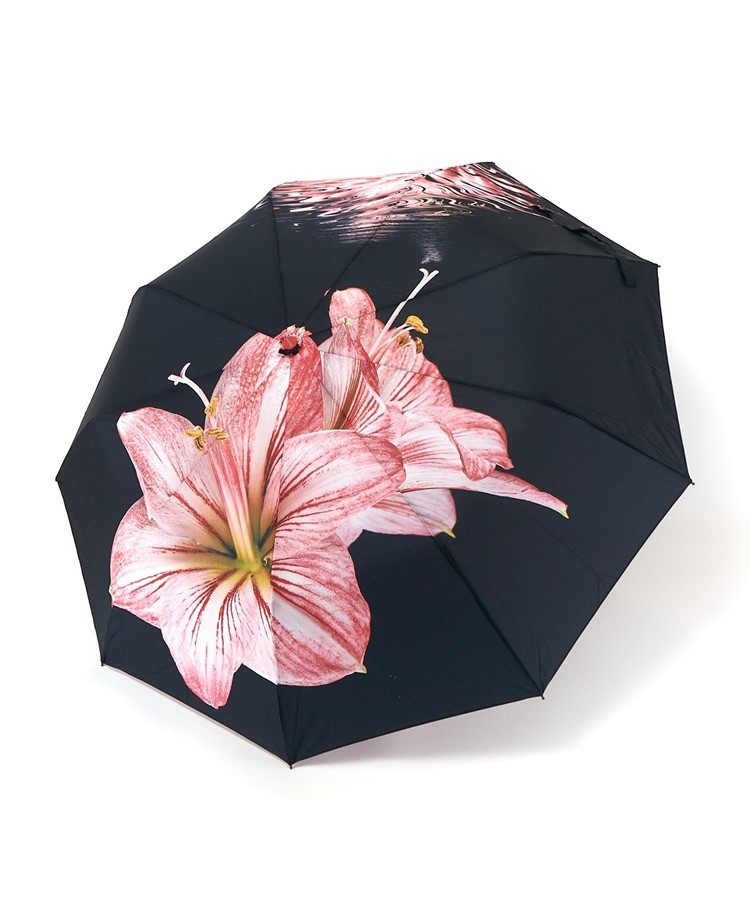 Парасолька автомат Susino 3094 Max comfort жіноча на 9 спиць принтом Квіти Чорно-теракотовий, фото 1
