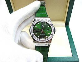 HUBLOT CLASSIC FUSION DIMONDS AUTOMATIC 45MM SILVER GREEN. ААА