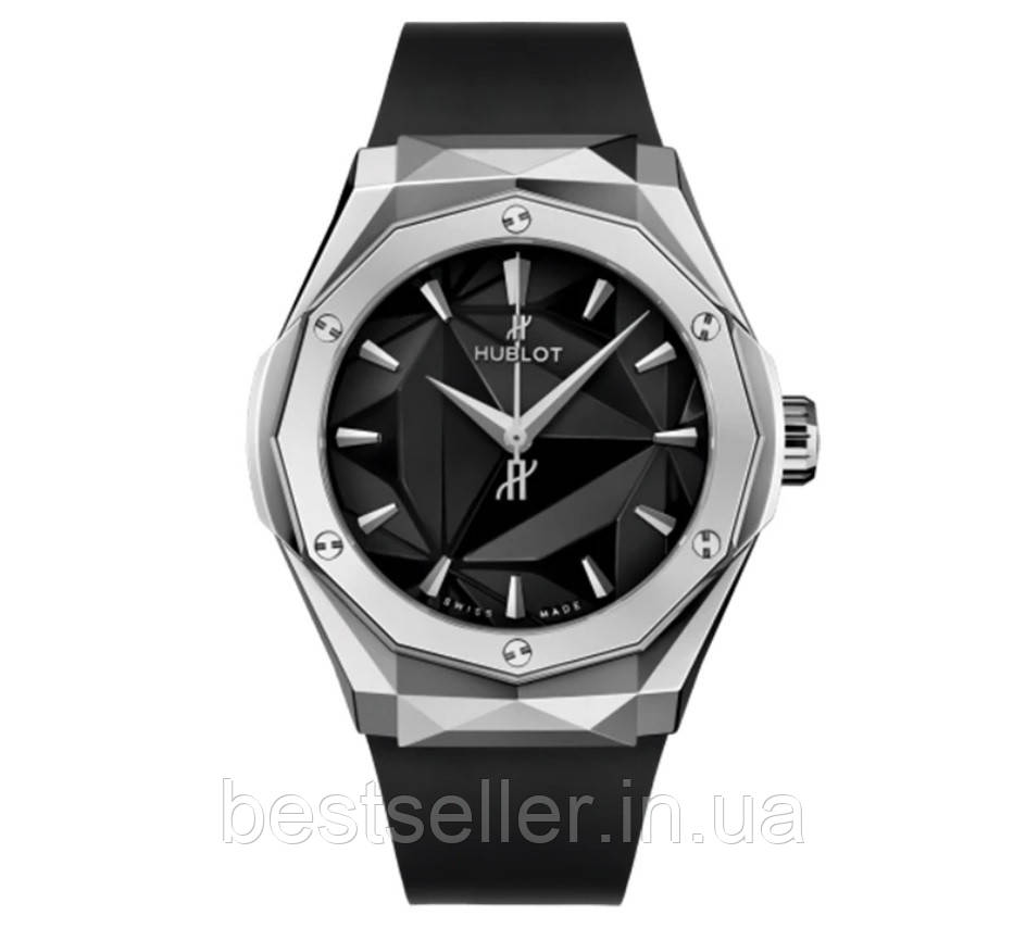 HUBLOT CLASSIC FUSION ORLINSKI TITANIUM 45MM SILVER BLACK. ААА