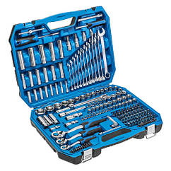 Набір інструментів, 222 шт., 1/4", 3/8/2" HOEGERT HT1R444