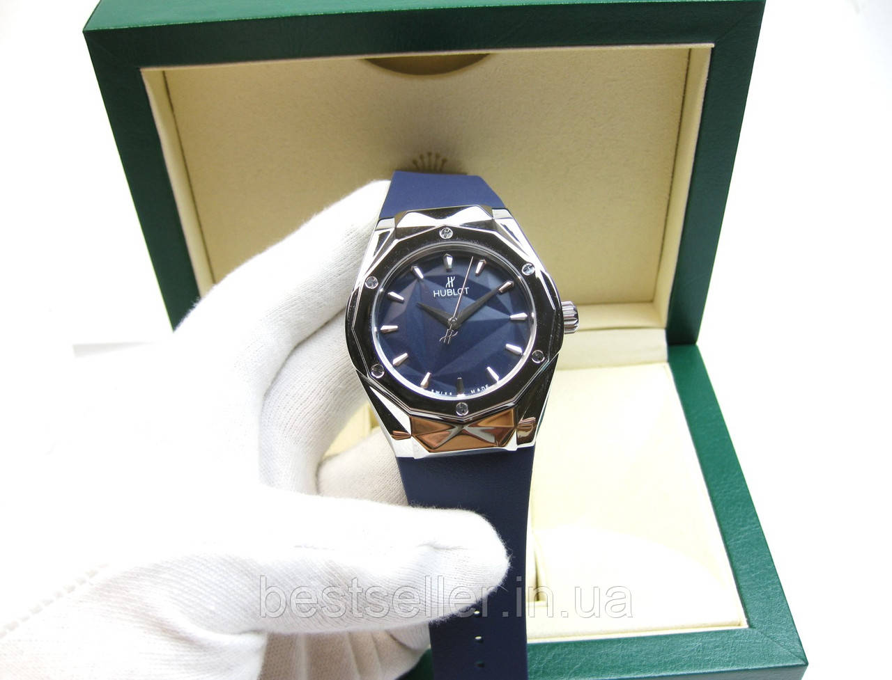 HUBLOT CLASSIC FUSION ORLINSKI TITANIUM 45MM SILVER BLUE. ААА