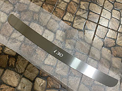 Накладка на бампер для Hyundai i30 5-дверцята з 2007-2010 рр. (NataNiko)