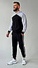 Чоловічий спортивний костюм демісезонний весна-осінь худі з капюшоном костюм стильний молодіжний повсякденний, фото 7
