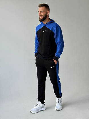 Чоловічий спортивний костюм демісезонний стильний молодіжний костюм худі та штани повсякденні для чоловіків хлопців, фото 2