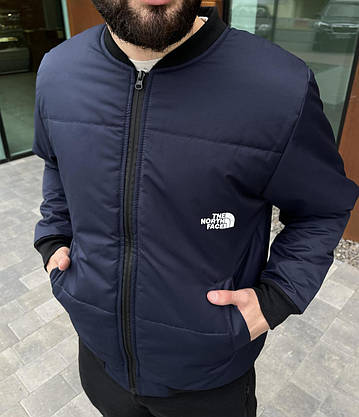 Мужская куртка The North Face весна-осень бомбер молодежный на каждый день стильный молодежный для парней, фото 5