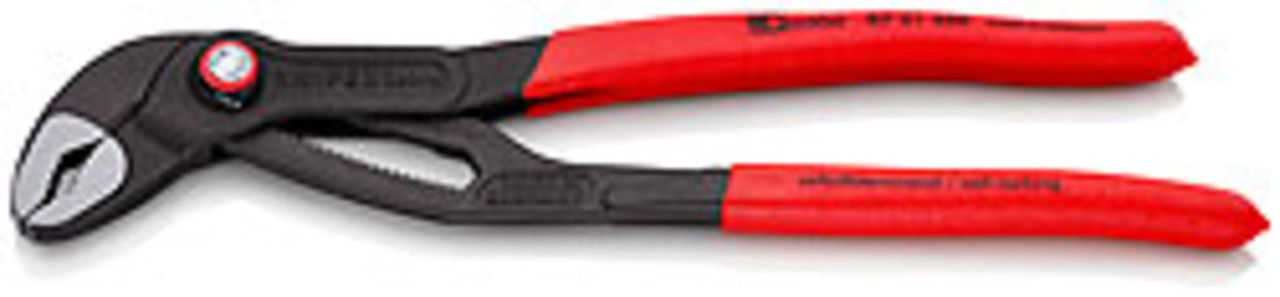 Високотехнологічні сантехнічні кліщі Cobra KNIPEX 87 21 250 QuickSet (з автоспуском)