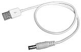 Перехідник кабель з роз'єму USB на DC 5.5/2.5, фото 2
