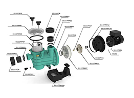 Імпіллер (крильчатка) для насосів PG-0111STRM100M PG-0111STRM11