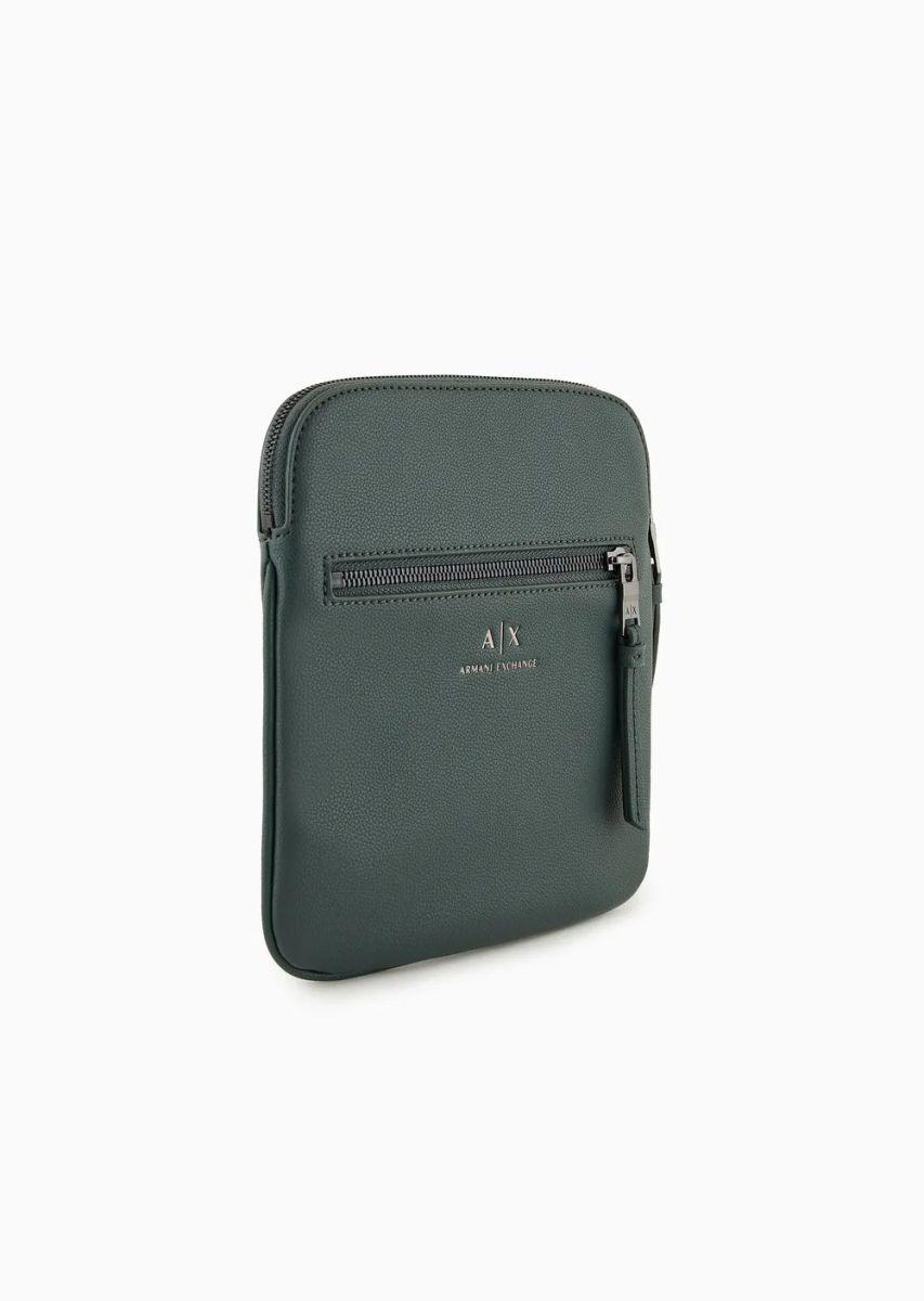 Чоловіча сумка Armani Exchange через плече 1159812619 (Зелений, One size)