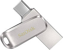 Flash SanDisk USB 3.1 Ultra Dual Luxe Type-C 128Gb (150 Mb/s)