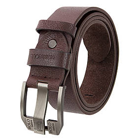 Чоловічий ремінь Bolo Bekele Hawk B-02 125 см Brown
