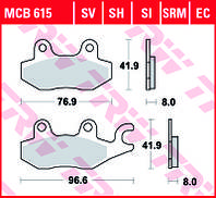 Тормозные колодки TRW / LUCAS MCB615SI