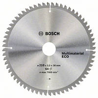 Пила дисковая по дереву BOSCH 210x30x64z Multi ECO