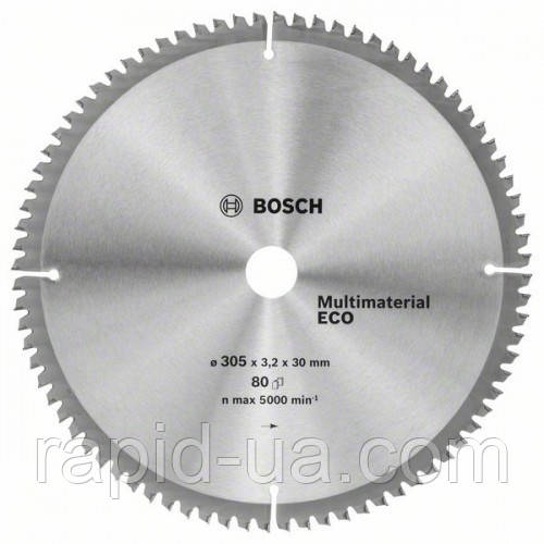 Пила дискова по дереву BOSCH 305x30x80z Multi ECO