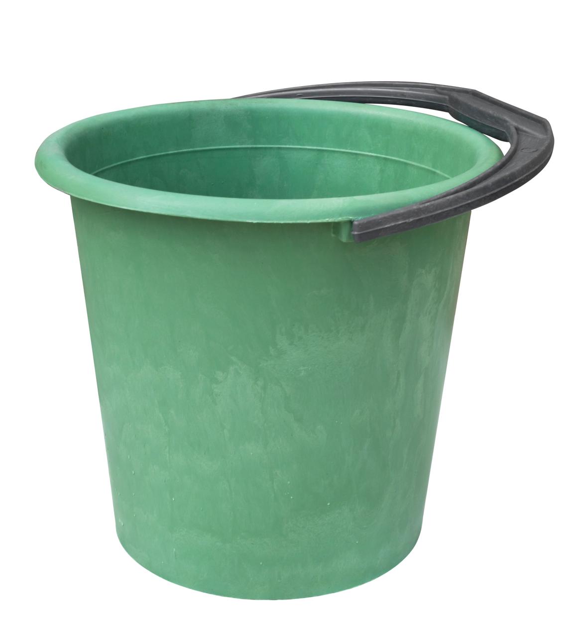 Відро пластикове 10 літрів кольорове Ø 31 см h=27.5 см (ХАРПЛАСТМАС), фото 1