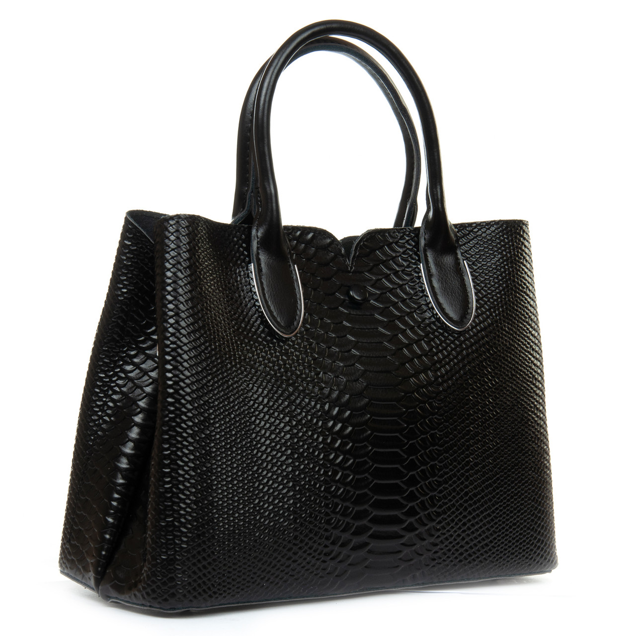 Жіноча шкіряна сумка  8637 black .Купити жіночі сумки гуртом і в роздріб із натуральної шкіри в Україні