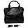 Жіноча шкіряна сумка 8640 black.Купити жіночі сумки гуртом і в роздріб із натуральної шкіри в Україні, фото 4