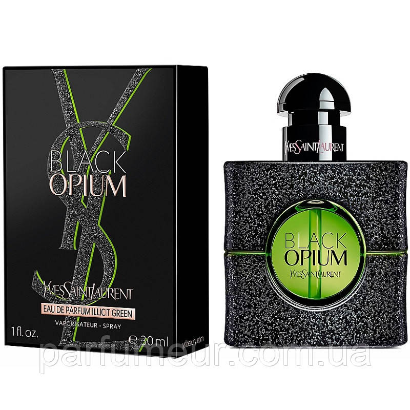 Black Opium Illicit Green Yves Saint Laurent парфумована вода 30 мл, фото 1