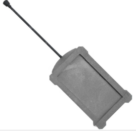 Засувка середня 295x180 мм з ручкою регулятором