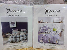 Фланелева полуторна постільна білизна/Комплект постільної білизни/припочинна білизна