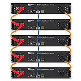 Акумулятор LiFePO4 DYNESS B4850 48v 50ah, 2.4кВт, з BMS, літій-залізо-фосфатний аккумулятор для ІБП, UPS, фото 3