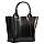 Жіноча шкіряна сумка  3205 black .Купити жіночі сумки гуртом і в роздріб із натуральної шкіри в Україні, фото 4