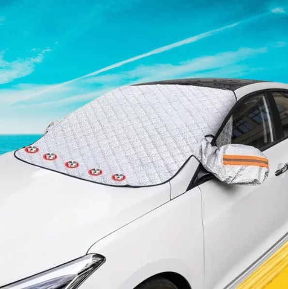 Чохол на лобове скло від сонця. Всесезонна накидка 147 см×110 см, фото 1