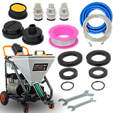 Високопродуктивна та компактна штукатурна машина Profter DQ-9 (1-15 л/хв, 2,5 кВт), фото 10