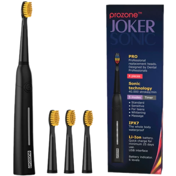 Зубна щітка ProZone JOKER Classic Yellow (Black)