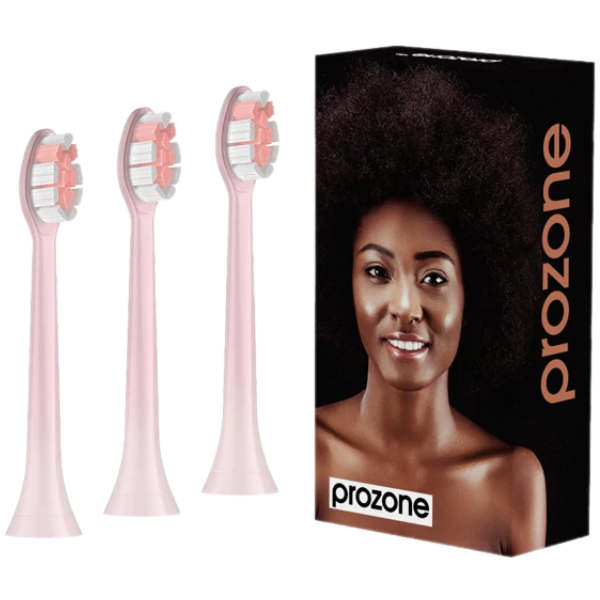 Насадки для електричних зубних щіток ProZone Premium-Diamond (for Philips) Medium Pink (3 шт.)