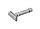 Бритва для гоління Т-подібна Pearl Flexi Adjustable Safety Razor Open Comb FXO-2023, фото 4