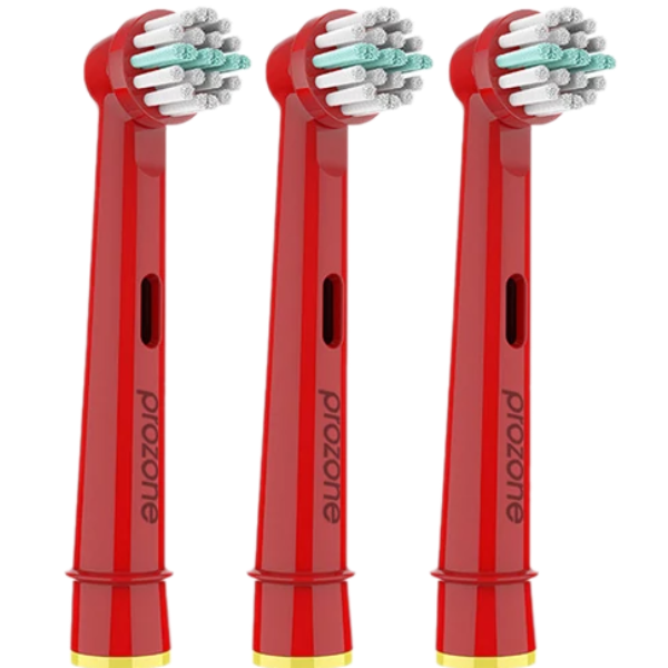 Насадки ProZone Classic-Kids Red для зубної щітки Oral-B (3 шт.)