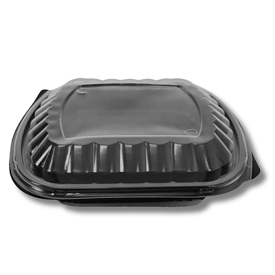 Контейнер PP з кришкою прямокутний однодільний Т1 чорний з кришкою Н48 210//170 мм 1уп/50шт