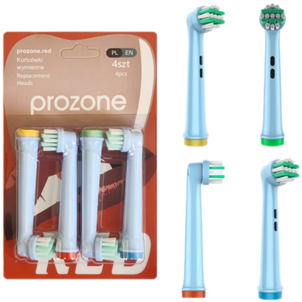 Насадки ProZone PRO-X Kids Blue для зубної щітки Oral-B (4 шт.)