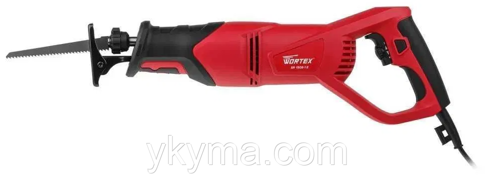 Шабельна пила ножівка електрична WORTEX (1500 Вт / Плавний пуск / кейс / Гарантія 12 місяців), фото 1