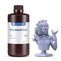 Фотополімерна Еко смола на рослинній основі Anycubic ECO Plant-Based UV Resin Grey (Сіра), 1kg