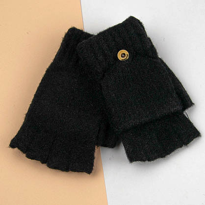 Оптом дитячі рукавички (мітенки) на 6-7-8-9 років для хлопчиків зимові (арт. 24-25-108), фото 5