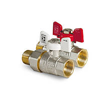 Кран Кульовий з Американкою 1/2" (прямий)