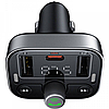 Fm модулятор з Bluetooth Фм трансмітер у прикурювач в машину, автомобільний FM трансміттер Baseus MP3, фото 11