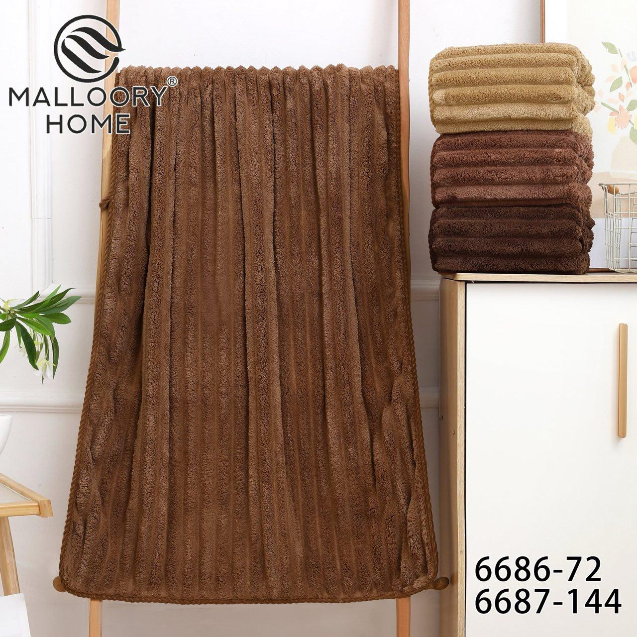 Рушник лицьовий 6 штук мікрофібра Malloory Home розмір 50*100 мікс кольорів