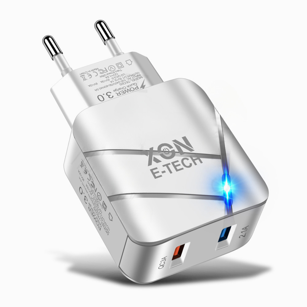 Зарядний пристрій XON PowerCharge 18W (QC3.0) USB Type-А (PCWC018018A2С0B 6174) Чорний
