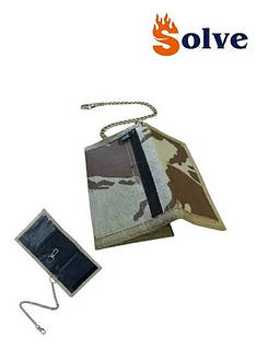 Гаманець з ланцюжком Solve портмоне камуфляж KT6000109