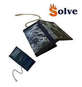Гаманець з ланцюжком Solve портмоне pixel KT6000107