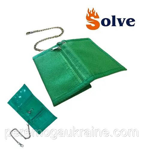 Гаманець з ланцюжком Solve портмоне green KT6000111