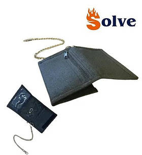 Гаманець з ланцюжком Solve портмоне black KT6000102