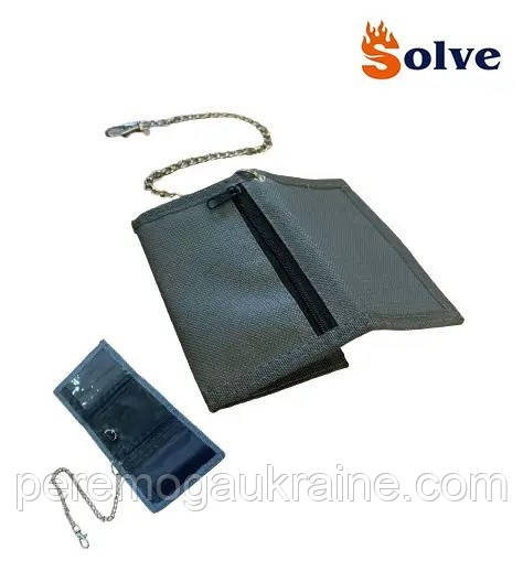 Гаманець з ланцюжком Solve портмоне gray KT6000108
