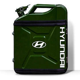 Каністра бар 20л із посудом «Hyundai»Темно-зелений другові на День Народження