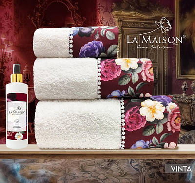 Подарунковий набір рушників La Maison з ароматом Vinta (3 шт)