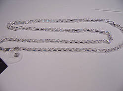 Срібний ланцюг, Розмір 60,5 см Вага 26,24 г.