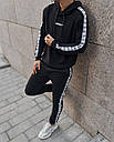 Спортивні штани Adidas, чорний, фото 5